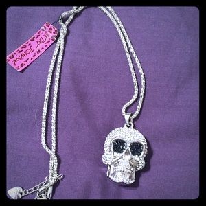 Betsey Johnson Skull Necklace